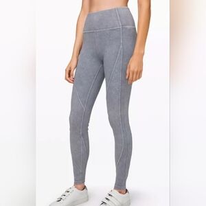 AMAZING dip dye wunder under pants lululemon Snow Wash Yoga Leggings